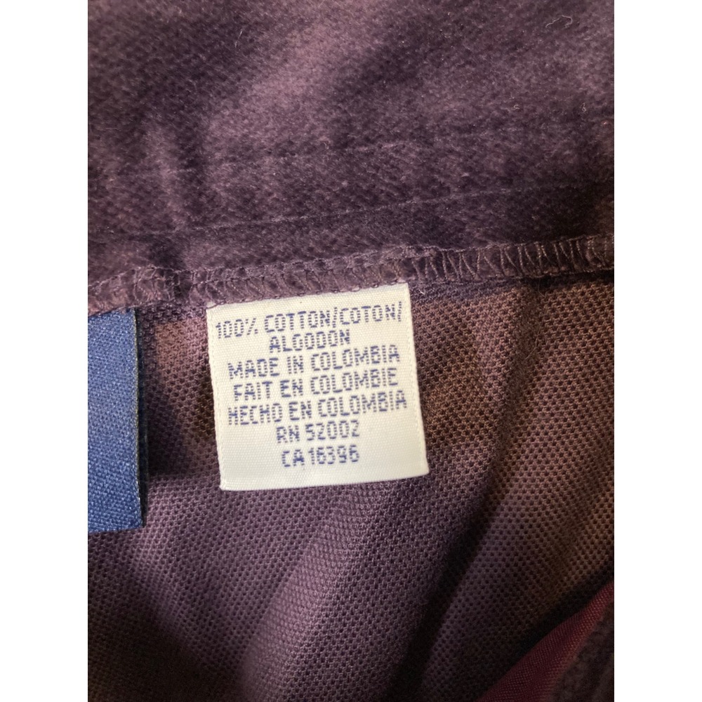 Liz Claiborne Corduroy Pants Women Size 10 Plum High Waisted Straight Leg Casual - Picture 8 of 9